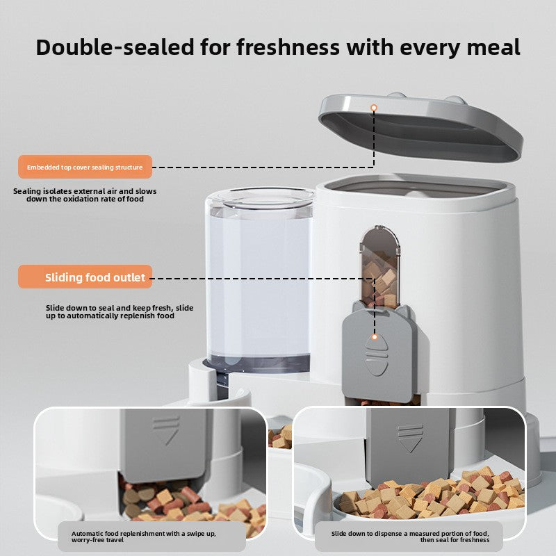 Pet Food and Water Feeder Bowl